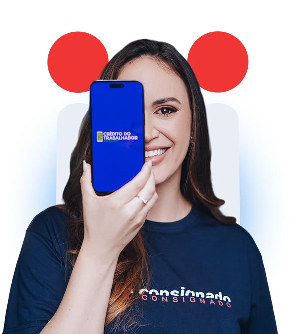 Pessoa feliz com empréstimo consignado